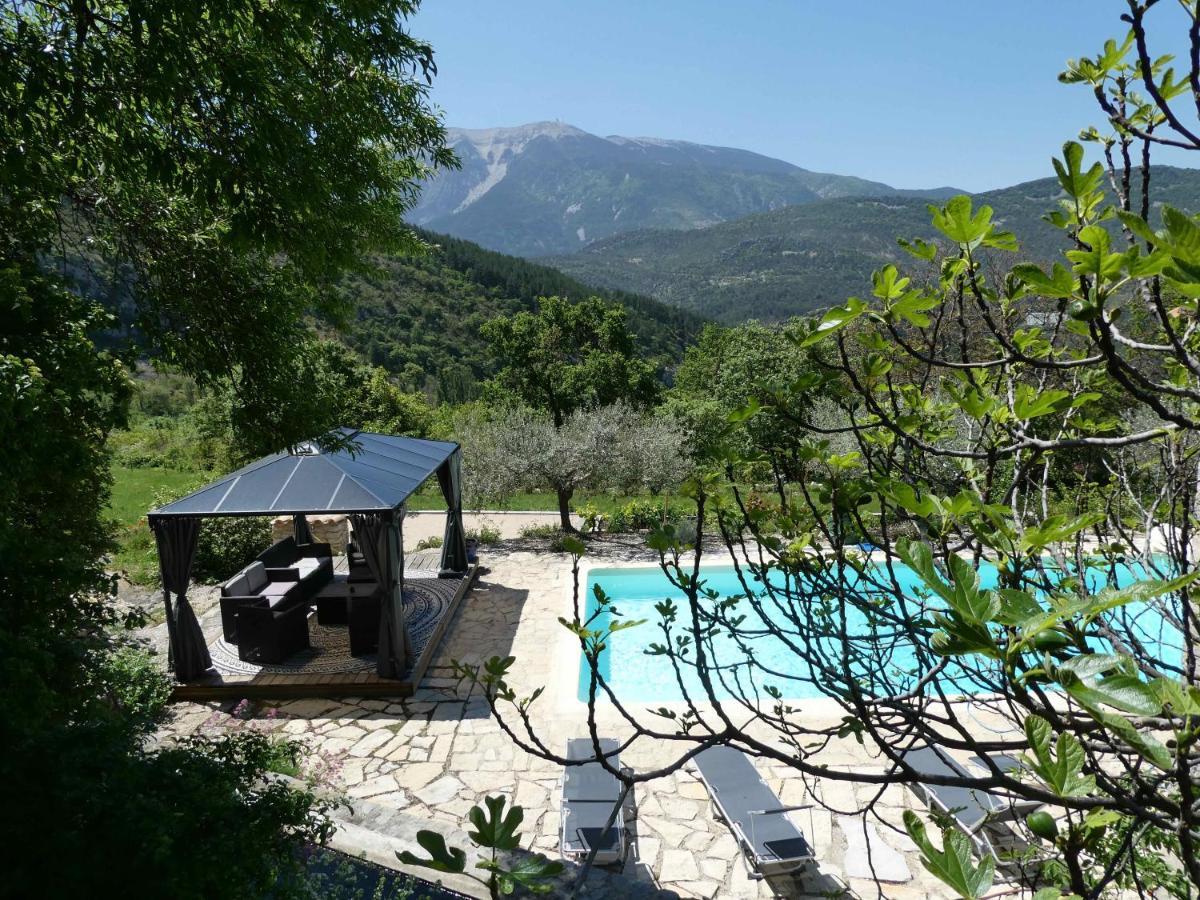 Font Nouvelle Maison De Charme Drome Provencale, 6 Ou 10 Personnes Avec Piscine Plaisians Esterno foto