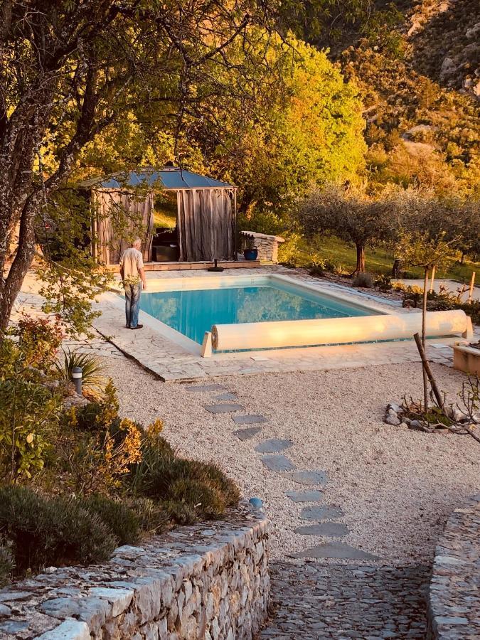 Font Nouvelle Maison De Charme Drome Provencale, 6 Ou 10 Personnes Avec Piscine Plaisians Esterno foto