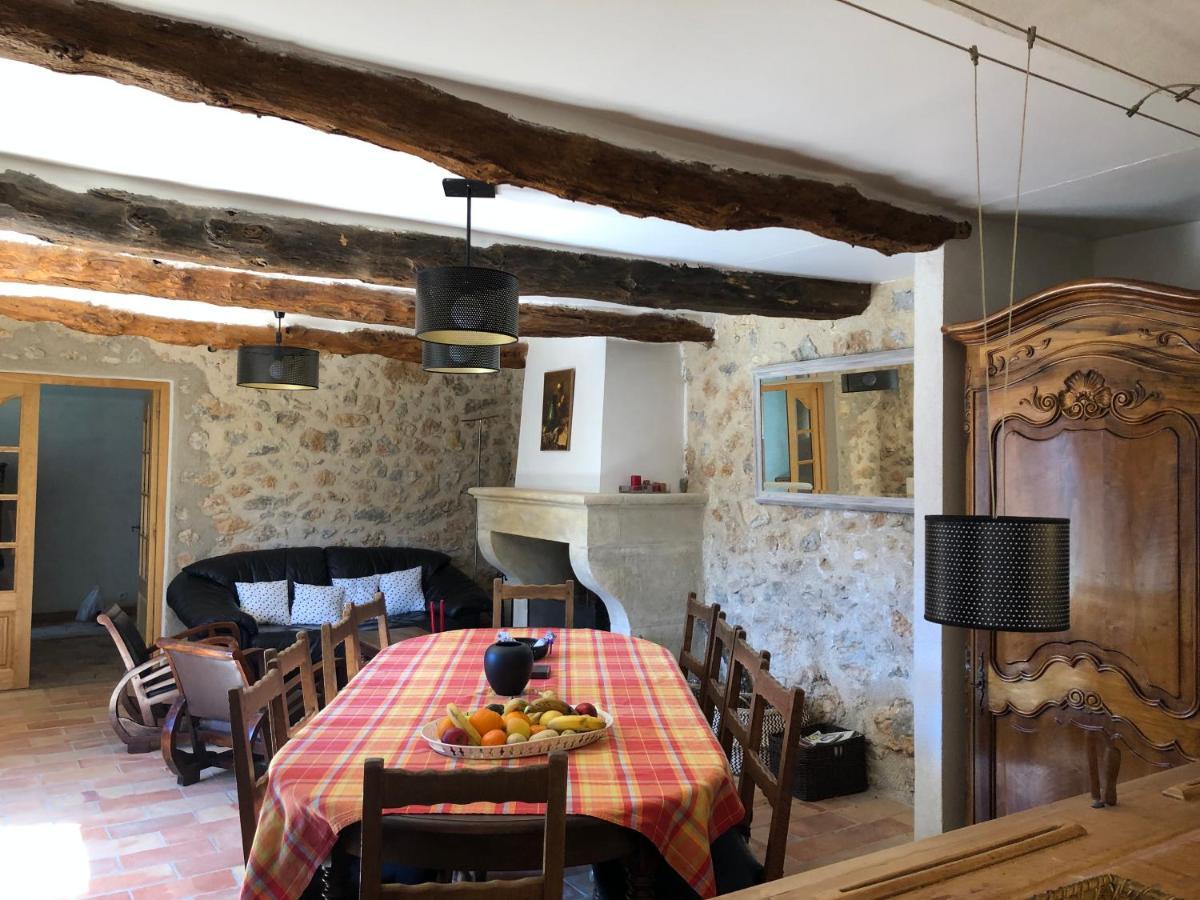 Font Nouvelle Maison De Charme Drome Provencale, 6 Ou 10 Personnes Avec Piscine Plaisians Esterno foto